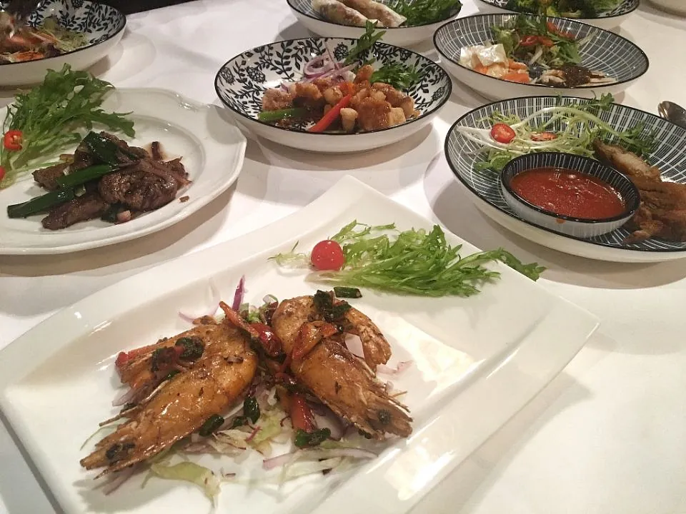 Oriental tasting garnalen